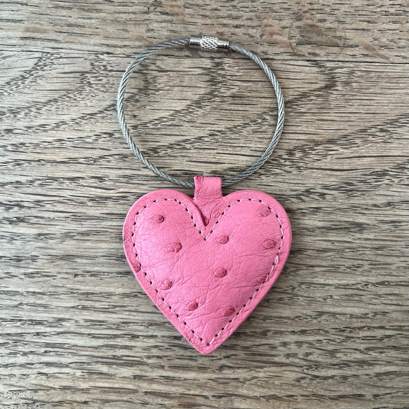 HEART KEYCHAINS - ASSORTED COLORS AVAILABLE - IN STOCK NOW