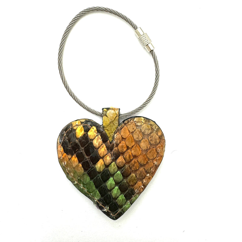 HEART KEYCHAINS - ASSORTED COLORS - IN STOCK