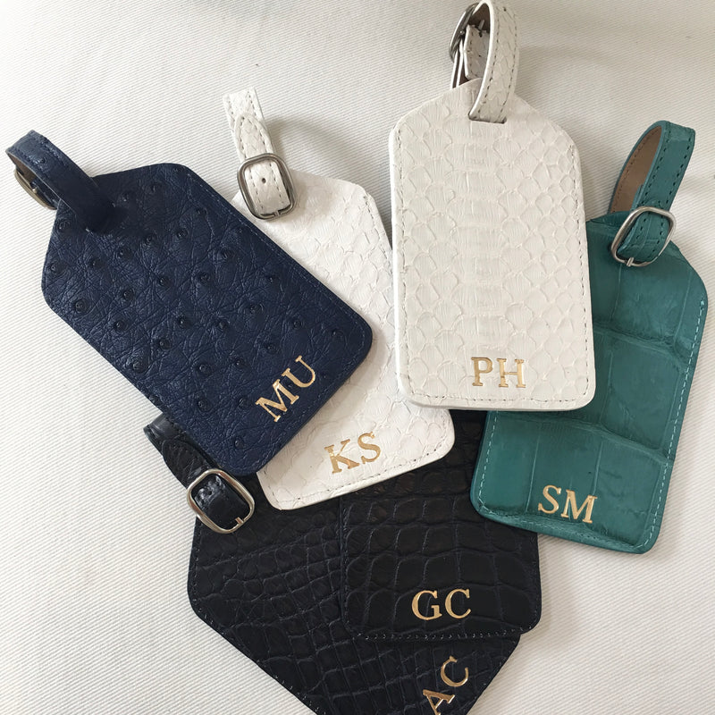 LUGGAGE TAGS - ASSORTED COLORS - IN STOCK NOW