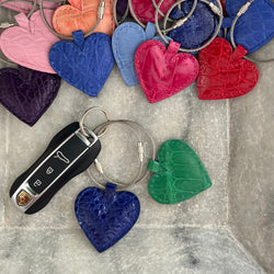 HEART KEYCHAINS - ASSORTED COLORS - IN STOCK