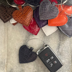 HEART KEYCHAINS - ASSORTED COLORS AVAILABLE - IN STOCK NOW