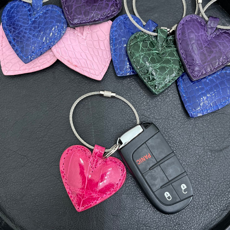 HEART KEYCHAINS - ASSORTED COLORS - IN STOCK