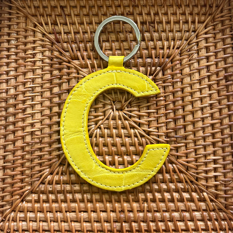 LETTER KEYCHAINS - ASSORTED COLORS - IN STOCK NOW