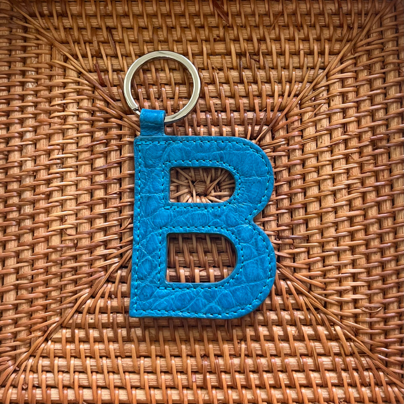 LETTER KEYCHAINS - ASSORTED COLORS - IN STOCK NOW