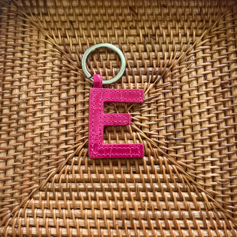 LETTER KEYCHAINS MINI - ASSORTED COLORS - IN STOCK NOW