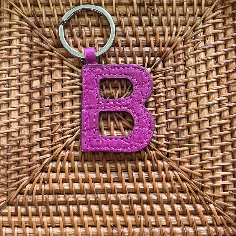 LETTER KEYCHAINS MINI - ASSORTED COLORS - IN STOCK NOW