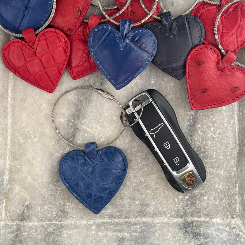 HEART KEYCHAINS - ASSORTED COLORS - IN STOCK