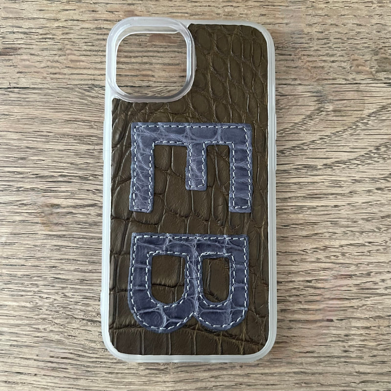 IPHONE CASE WITH TWO LETTERS, VARIOUS SIZES - MADE TO ORDER