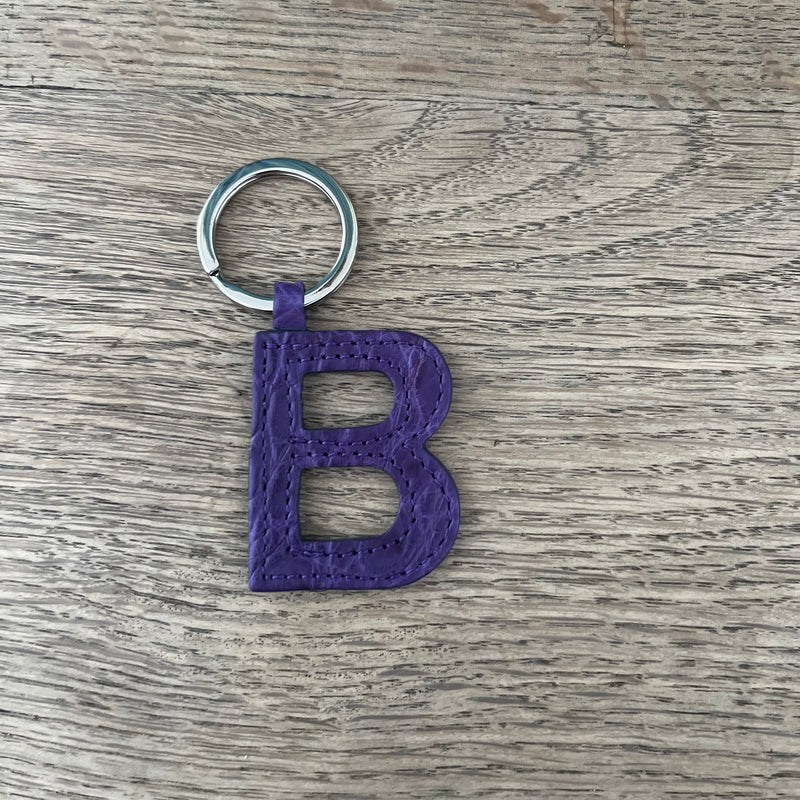 MINI LETTER KEYCHAINS - ASSORTED COLORS - IN STOCK NOW