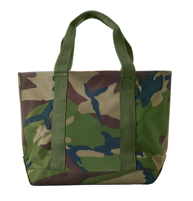 HUNTING TOTE WITH ALLIGATOR HANDLES - ASSORTED COLORS