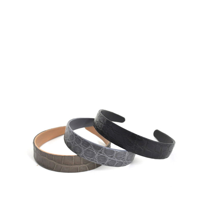 HEADBAND, 1" WIDE IN ALLIGATOR - CONTRACT TANNING