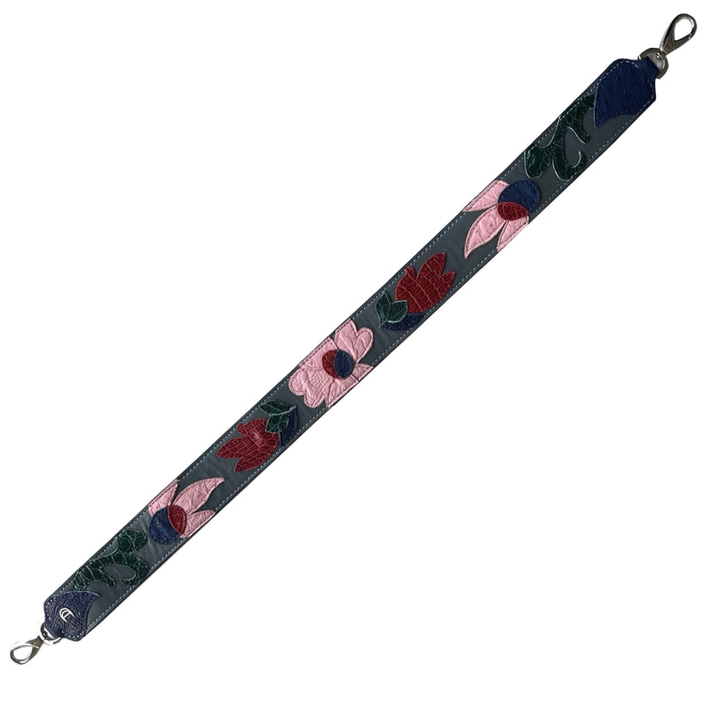 GUITAR FLORAL SHOULDER STRAPS - ASSORTED COLORS - IN STOCK NOW
